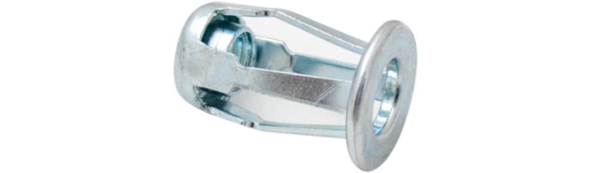 Metallexpander MX för tunnplåt - METALLEXPANDER JACKNUTS MX M8K STÅL-FZB-GREPPOMR. 0-5MM