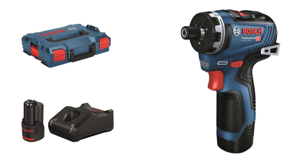 Skruvdragare Bosch GSR 12V-35 L-BOXX - SKRUVDRAGARE BOSCH GSR 12V-35 HX 2X3.0AH L-BOXX 20-35 NM
