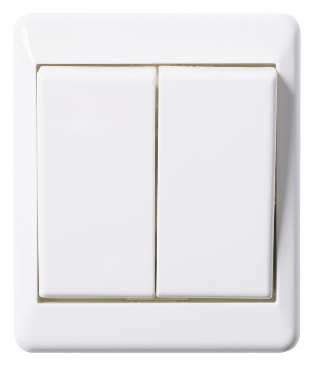 Elko-Qvick strömställare för utanpåliggande montage snabbanslutning, IP21 - STRÖMST DUB TR RS SNABB UTP RV EKO07559