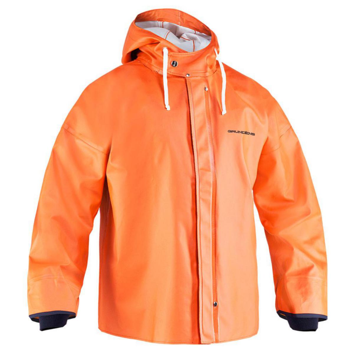 Regnparkas Grundéns Brigg 44 - REGNPARKAS GRUNDÉNS BRIGG 44 ORANGE. XS
