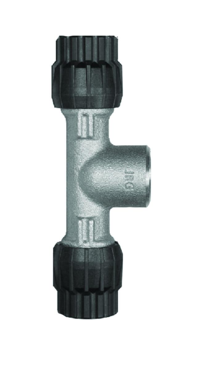 T-rör 16 x r15 sanipex mt - t-rör med inv. gäng i avstick...
