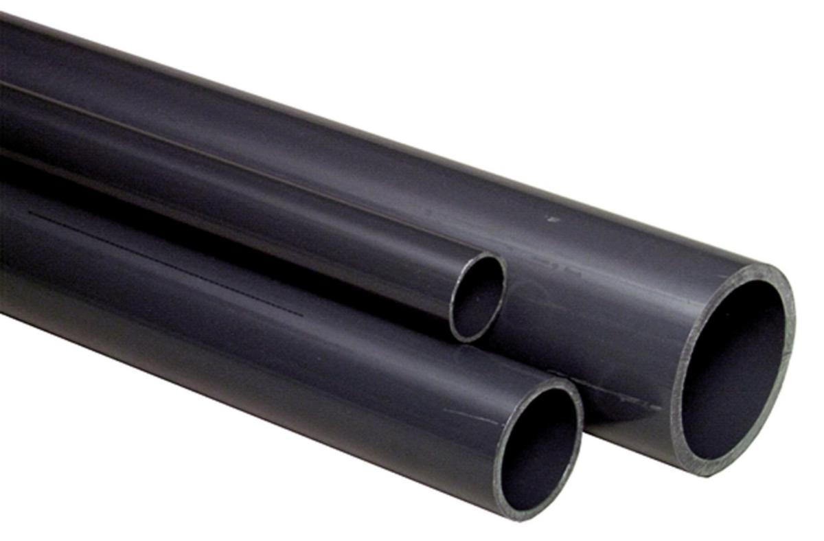 Kemirör PVC 5 meter tryckklass PN16/1,6 MPa - 50X3,7 PVC-TRYCKRÖR-KEMI PN 16  SMS 1776 F LIMNING