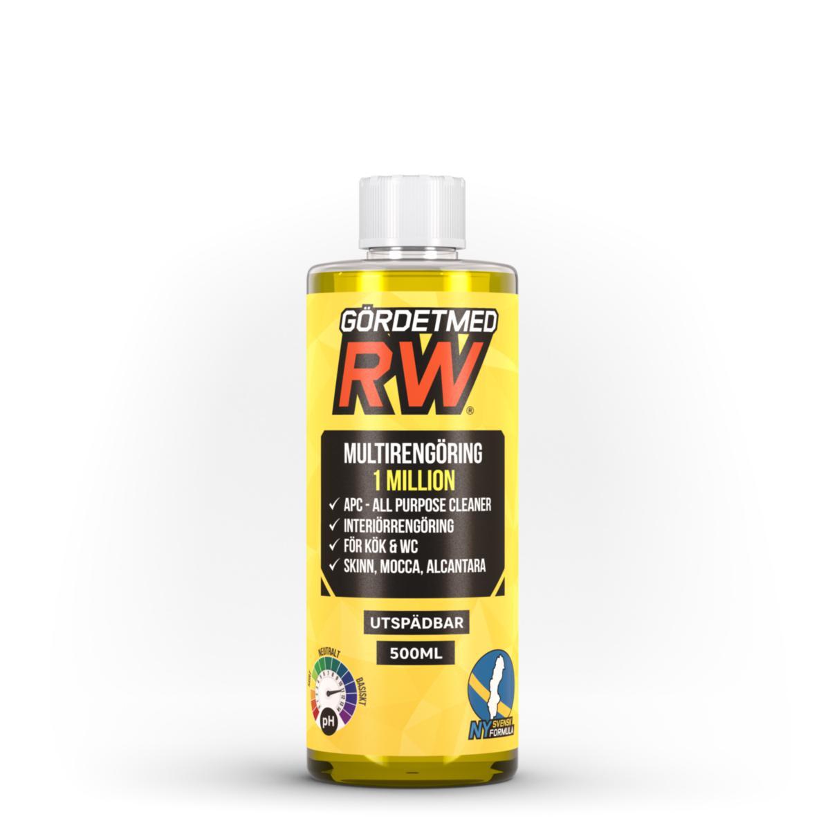 Multirengöring 1 Million RW - MULTIRENGÖRING RW 1 MILLION UTSPÄDBAR. FLASKA 0.5L