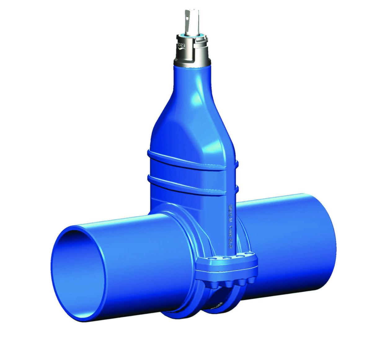 Slussventil Esco AQ 726, Slätändar - DN80/98 SLUSSVENTIL AQ 726 SLÄTÄNDAR, ESCO