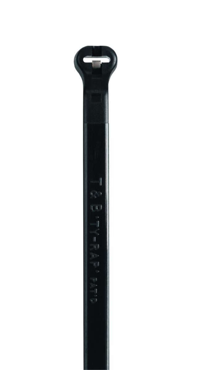 Buntband Väderbeständiga TY MX i svart nylon (Zytel 105) - BUNTBAND 340X7.0 SVART FP=50 TY527MX 50/FRP