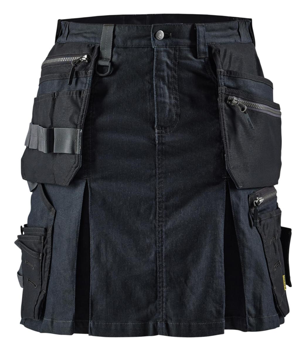 Kjol Blåkläder 7180-1147 - KJOL BLK 7180-1147 MARIN/SVART STRETCH HF STL C32