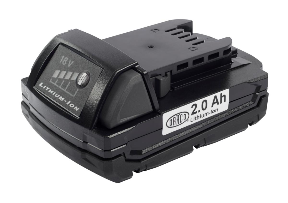 Batteri Dräco 18 V 2.0 Ah - BATTERI DRÄCO LI-ON 18V 2.0 AH