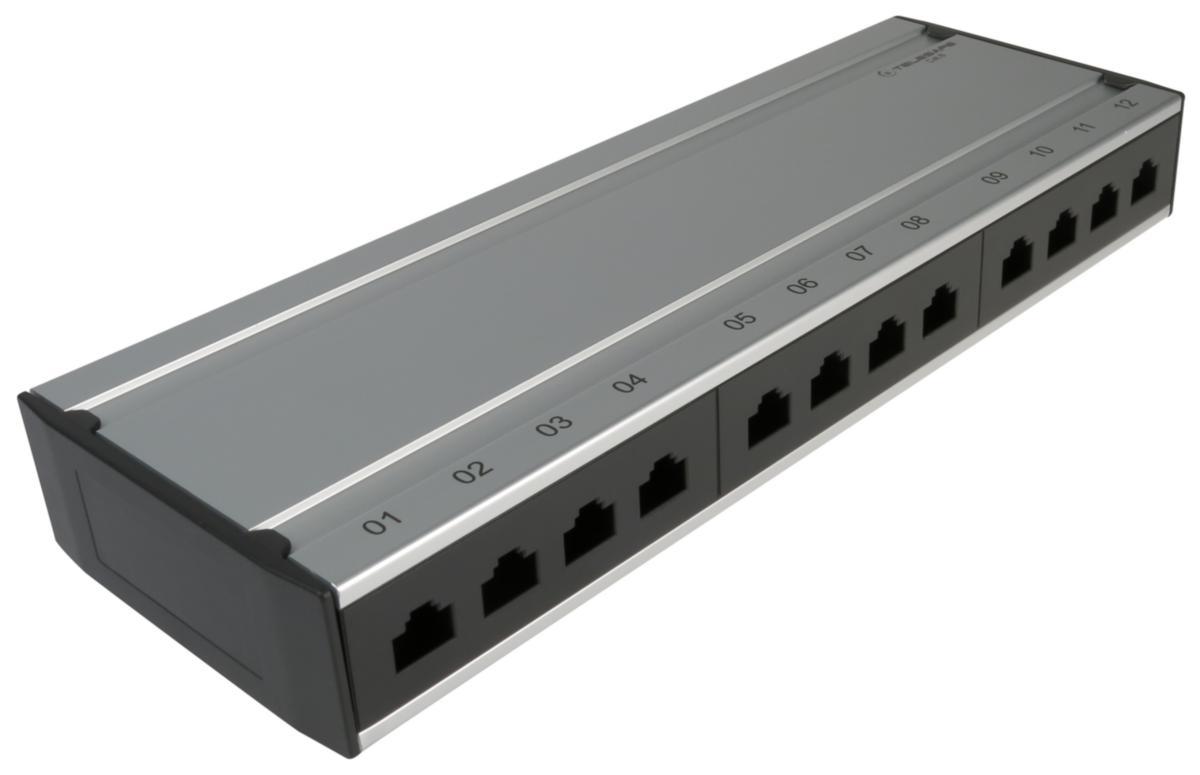 Minipatch Box C6 UTP, Elko - MINIPATCH BOX 12-PORT C6 UTP EKO02820