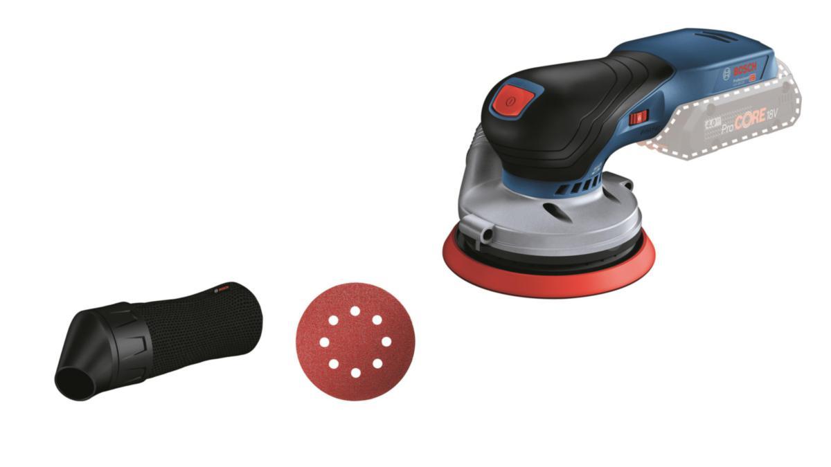 Excenterslipmaskin Bosch GEX 18V-125 SOLO - EXCENTERSLIP BOSCH GEX 18V-125 SOLO 125 MM 1,1 KG