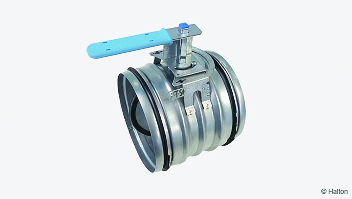 Avstängningsspjäll PTS/A, Halton - AVSTÄNG.SPJÄLL PTS/A-100 HALTON