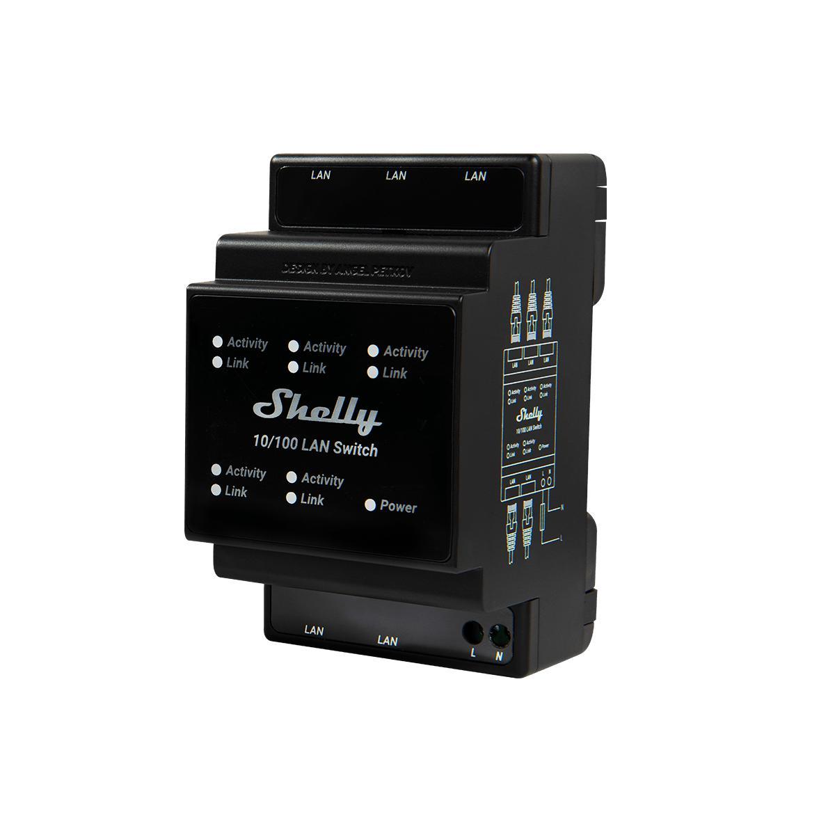 LAN Switch Shelly - LAN SWITCH DIN