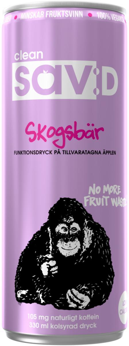 Energidryck Clean Sav:D - ENERGIDRYCK CLEAN SAV:D SKOGSBÄR 33CL