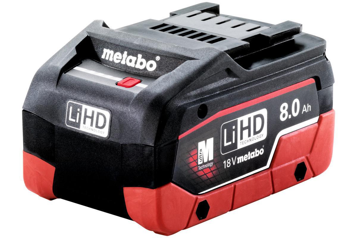 Batteri Metabo 18 V LiHD - BATTERI METABO 18V 8AH LIHD SLIDE