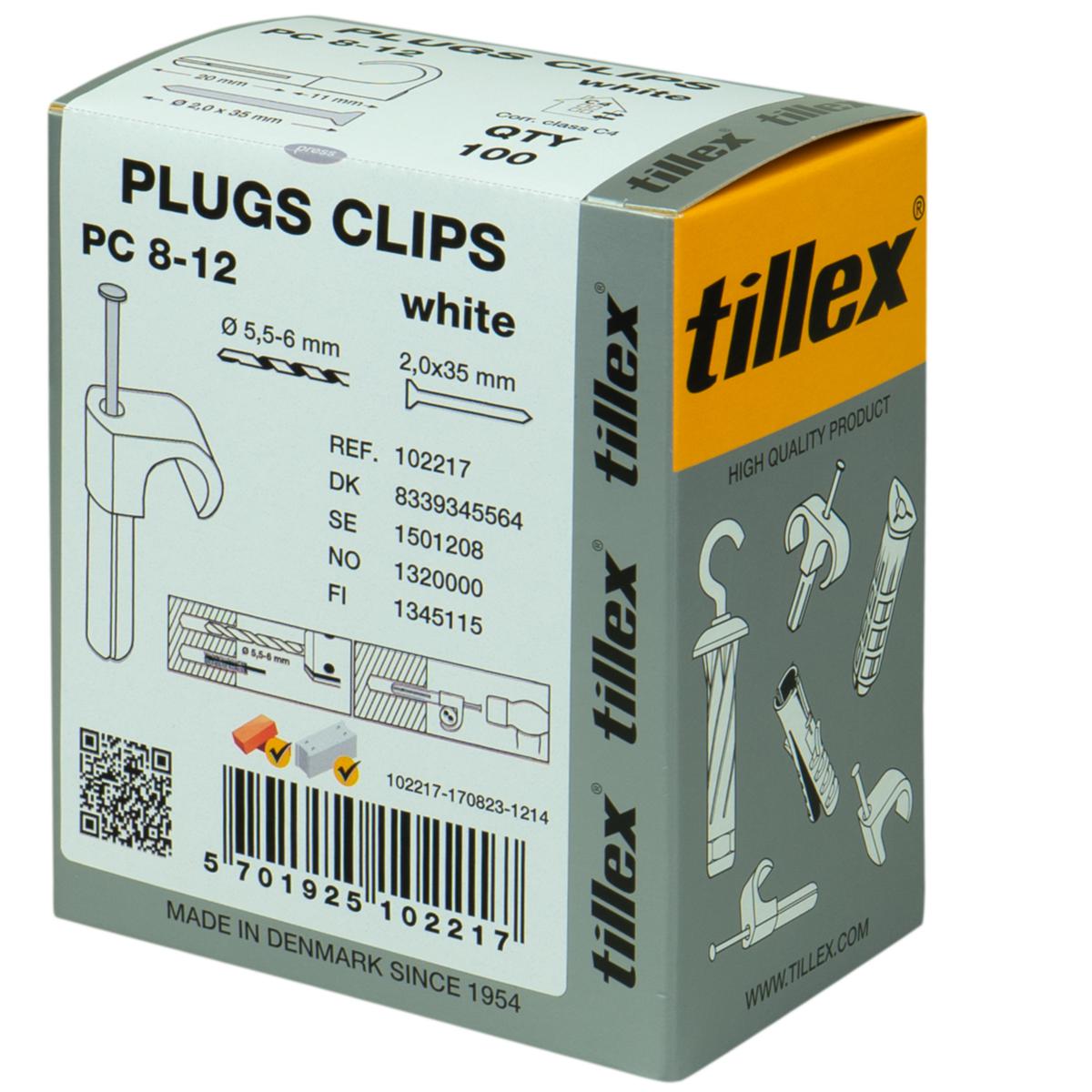 Pluggklammmer PC - PLUGGKLAMMER PC 8-12 VIT PC 8-12 W