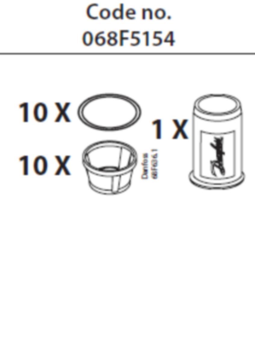 Tillbehör Danfoss AKVP - FILTERKIT AKV 10P