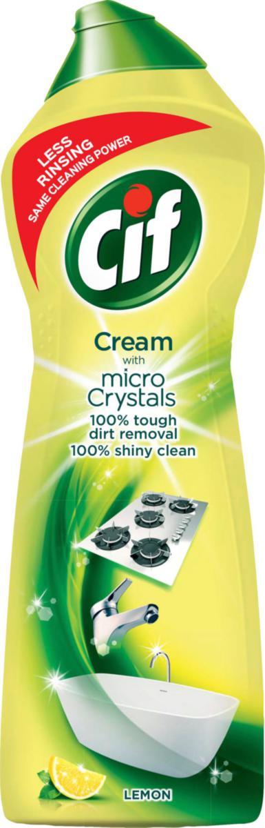 Rengöringsmedel CIF Cream Original och Lemon 750 ml - RENGÖRINGSMEDEL CIF LEMON CREAM 750 ML