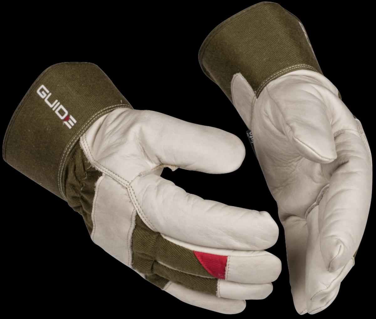 Vinterhandske Guide 196W - HANDSKE GUIDE 196W LÄDER FODRAD STL 10