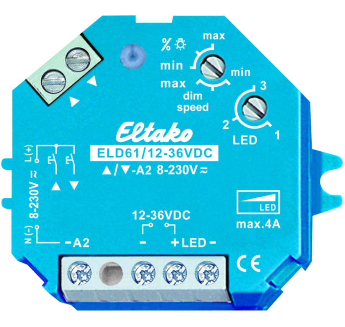 PWM dimmer 12-36V DC - PWM DIMMER 12-36V DC INF ELD61/12-36V DC
