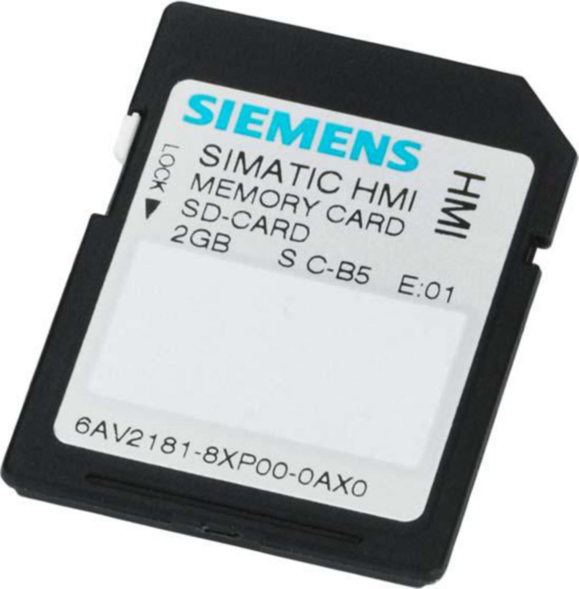 Minneskort Simatic HMI - MINNESKORT SIMATIC HMI 2 GB 6AV2181-8XP00-0AX0