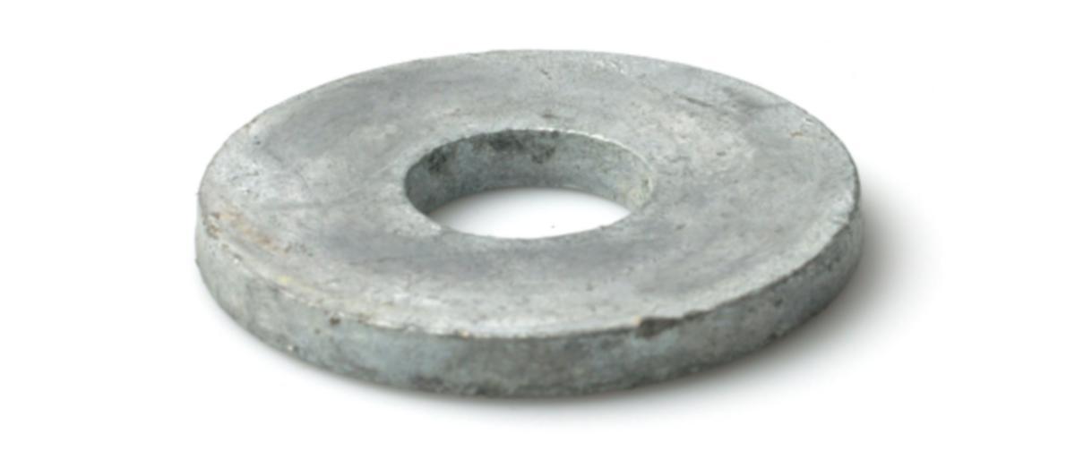 Rundbricka RB varmförzinkad, DIN 7989A-HV100 - RUNDBRICKA RB M16 FZV DIN 7989A