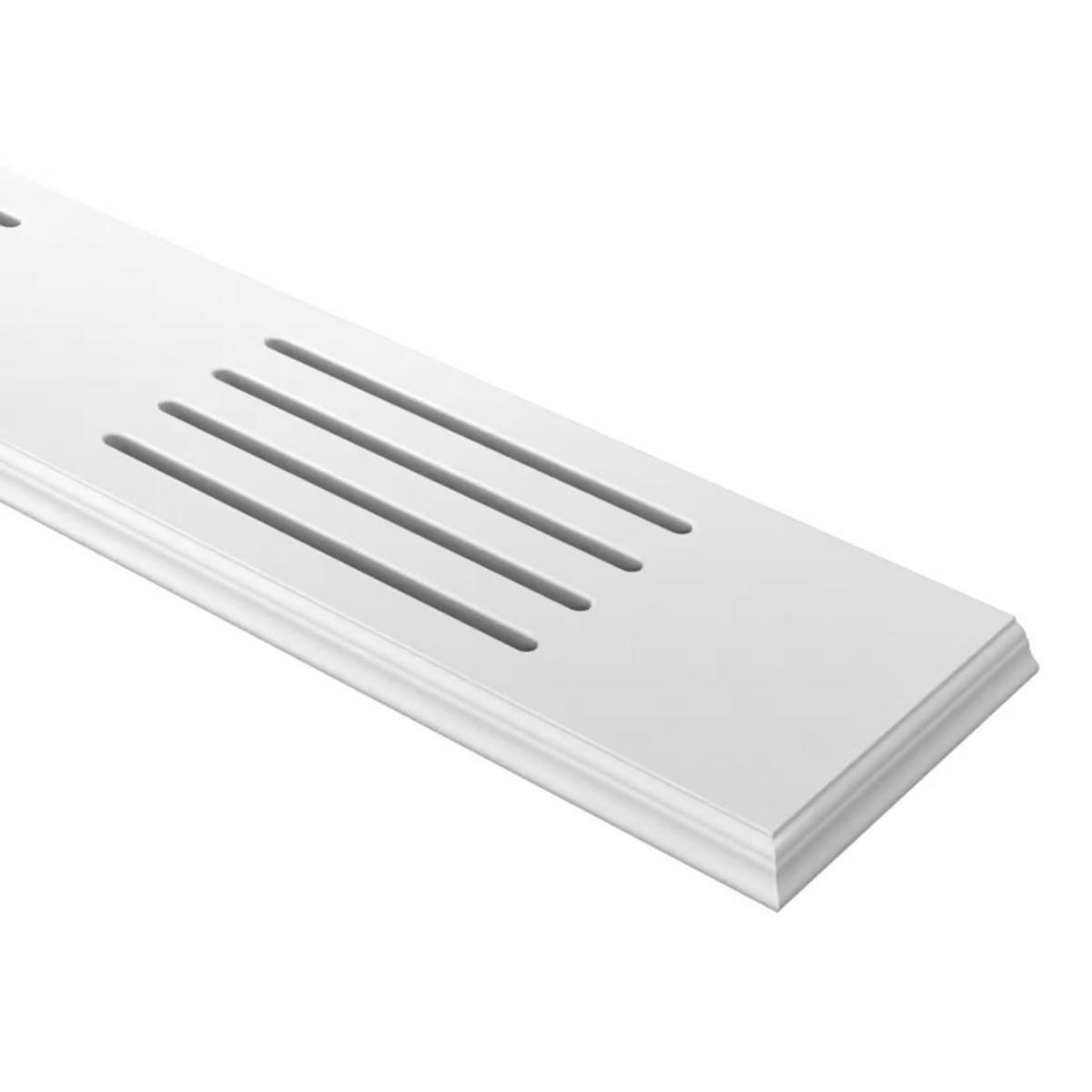 Fönsterbänk Knippla - FÖNSTERBÄNK KNIPPLA VIT RIBBAD 1700MM (LINDA)