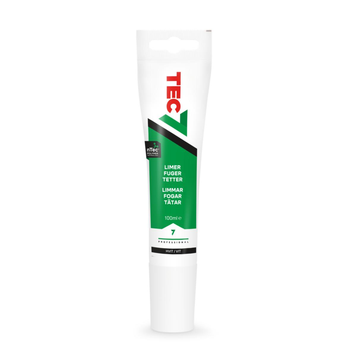 Lim & fogmassa Tec7 100 ml - TEC7 100 ML VIT TUB LIM & FOGMASSA