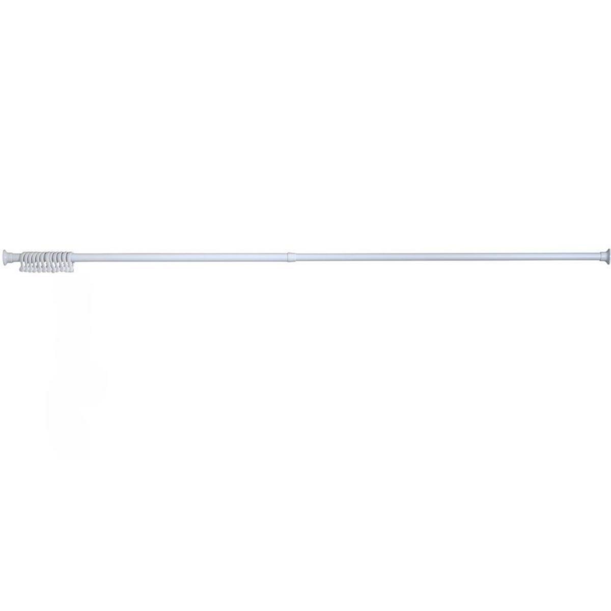 Duschstång Rak 108-112 - DUSCHDRAPERISTÅNG112 160-250CM RAK VIT BYGGPACK