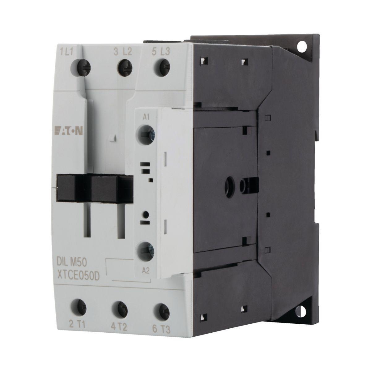 Kontaktor 3-polig DILM40-DILM65, DC-manöver - KONTAKTOR 22KW 50A DILM50(RDC24)