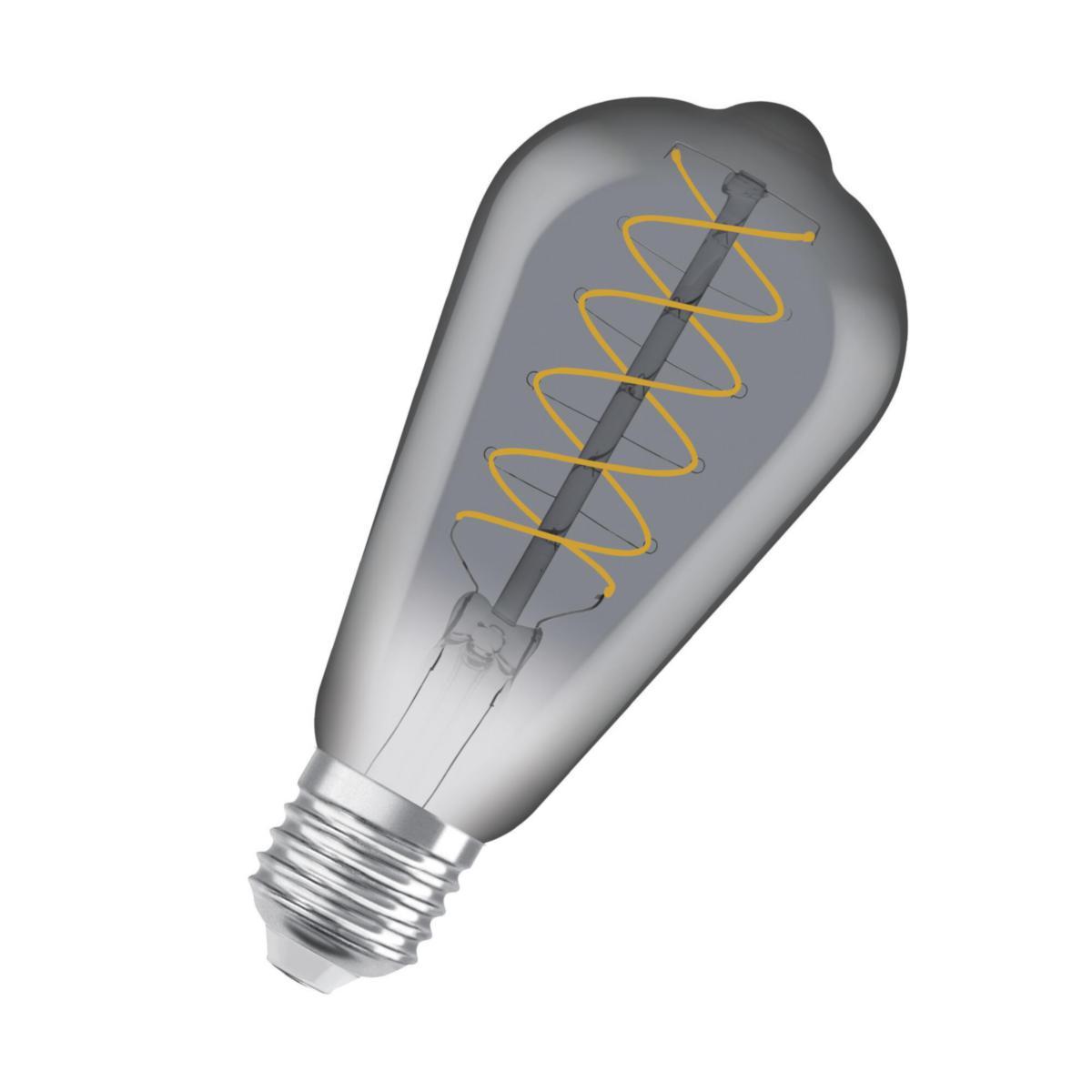 LED-lampa Vintage 1906, Edison, Smoke, dimbar - LED EDISON DIM SMOKE 818 E27 4099854090981