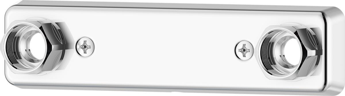 Blandarfäste Rektangulär 160 c/c dold, Mora/FMM - FMM/MA BLANDARFÄSTE 160 C/C KROM. PEX 16 MM