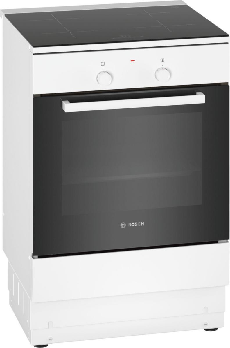 Spis, induktionshäll, 60 cm, varmluft, Serie 2 - SPIS INDUKTIONSHÄLL 60 CM VIT 230 V HLL094020U BOSCH