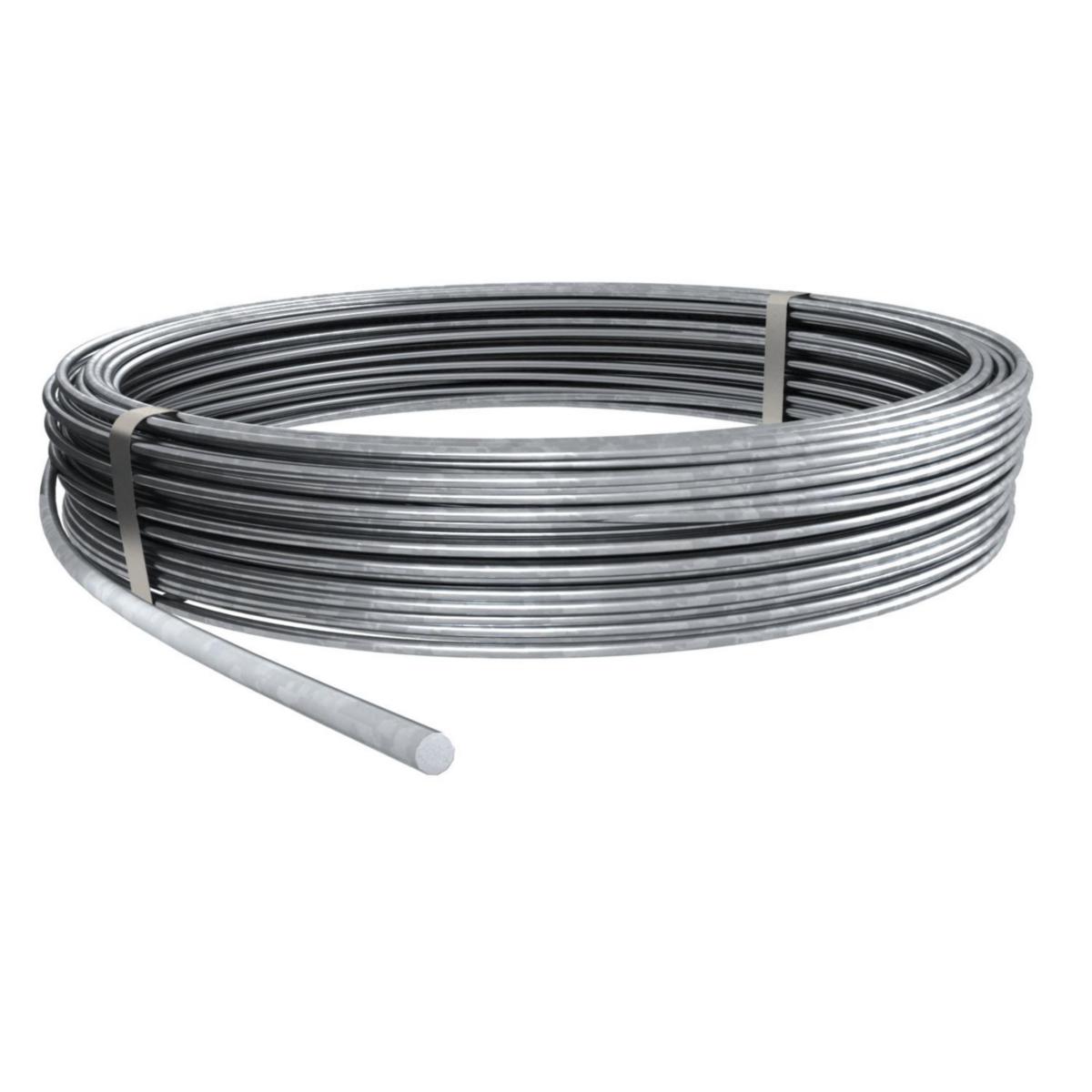 Rundledare av stål 50mm², varmförzinkad - RUNDLEDARE Ø8MM VFZ RD 8-FT 50 (50M/RING)