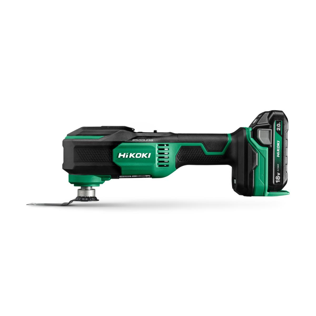 Multimaskin HiKOKI CV18DA 2 x 4Ah - MULTIMASKIN HIKOKI CV18DA 18V 2X2AH STARL/OIS12 VÄSKA