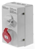Blockerade uttag, IP44, 16 A, Garo