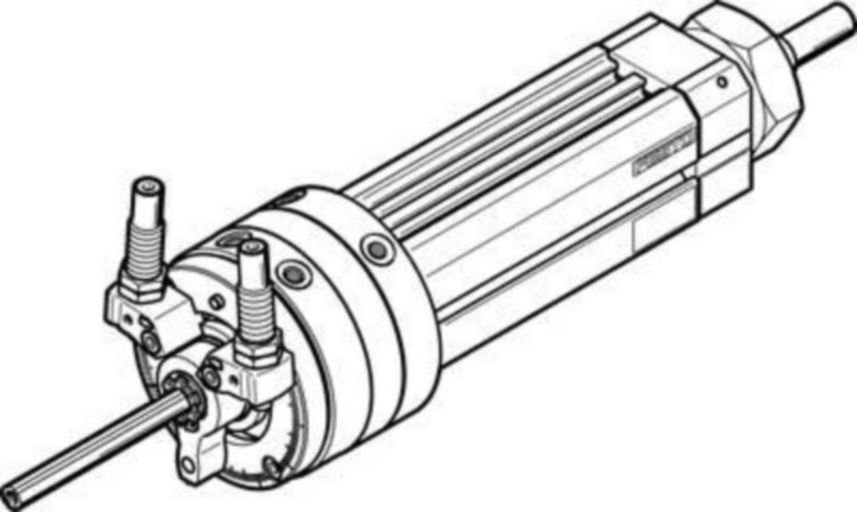 Vrid-/linjärenhet Festo DSL - VRID-/LINJÄRENHET FESTO DSL DSL-40-125-270-P-A-S20-B