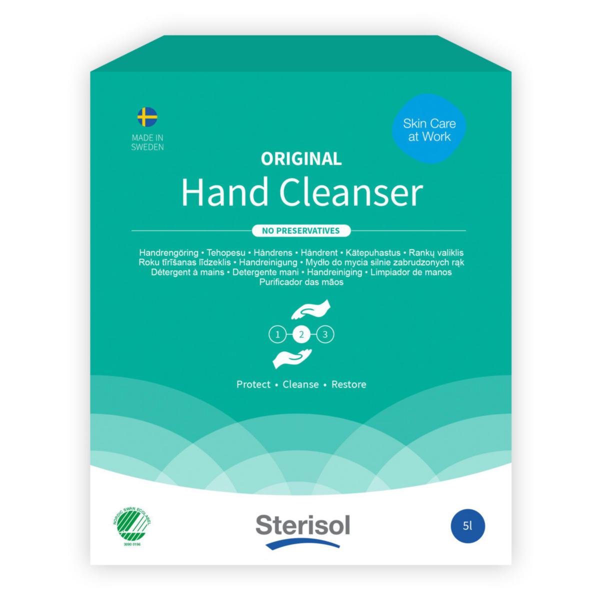 Handrengöring Sterisol ORIGINAL parfyrmerad - HANDRENGÖRING STERISOL ORIGINA HAND CLEANSER 5L