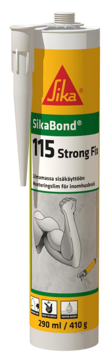 Montagelim, Sikabond 115 - MONTAGELIM SIKABOND-115 SIKA STRONGFIX VIT 290ML