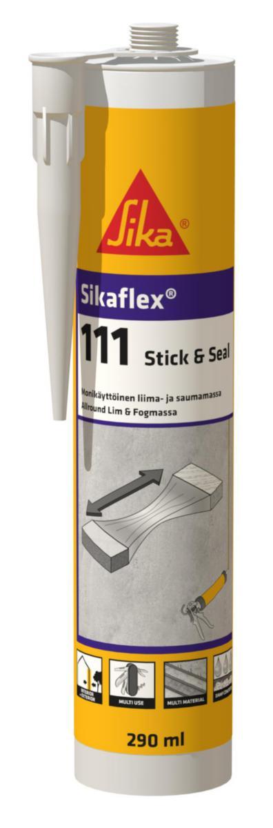 Lim & Fogmassa, Sikaflex 111 - LIM&FOGMASSA SIKAFLEX-111 SIKA STICK & SEAL VIT 290ML