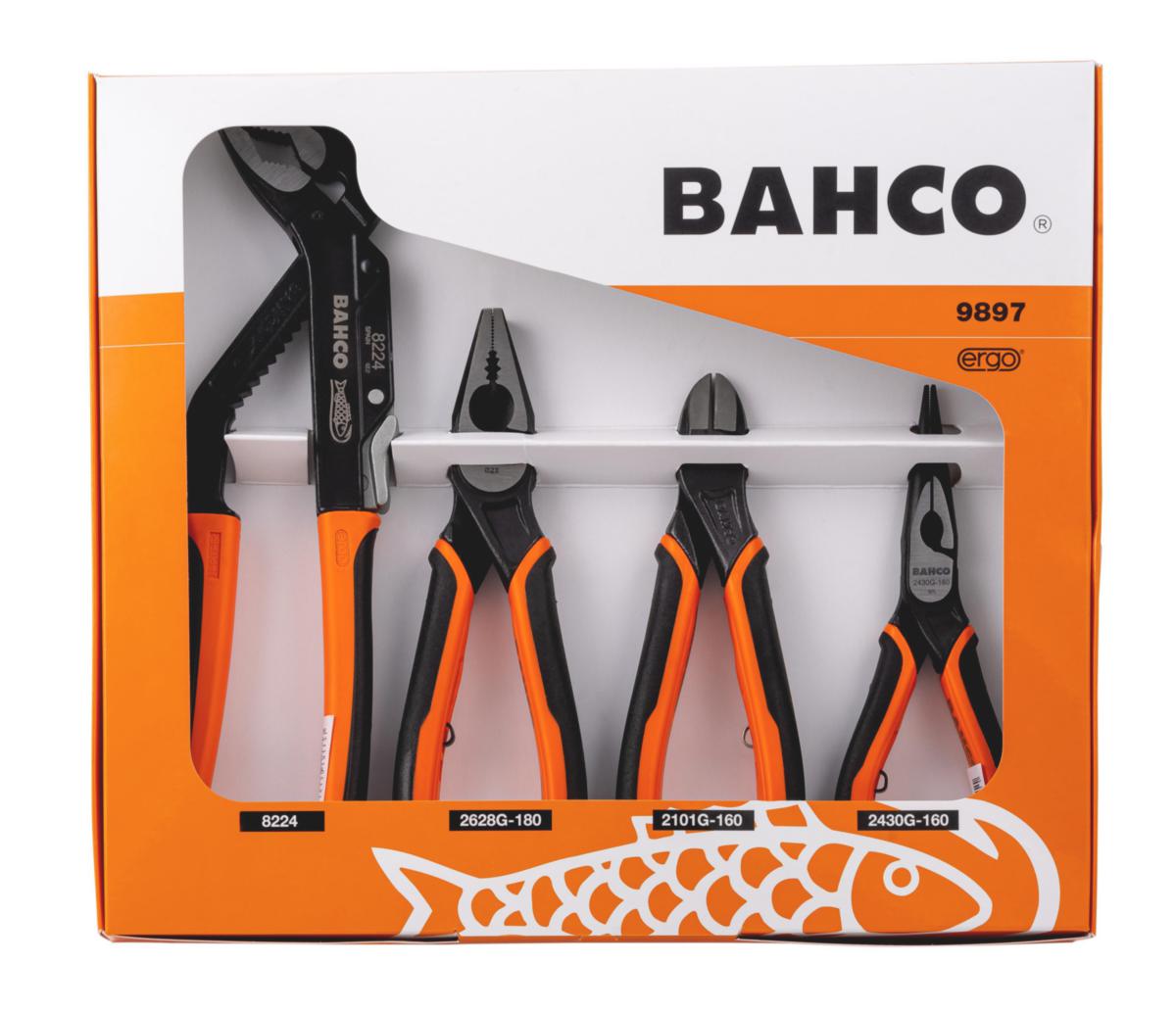 Tångsats Bahco 9897 - TÅNGSATS BAHCO 9897 4 DELAR