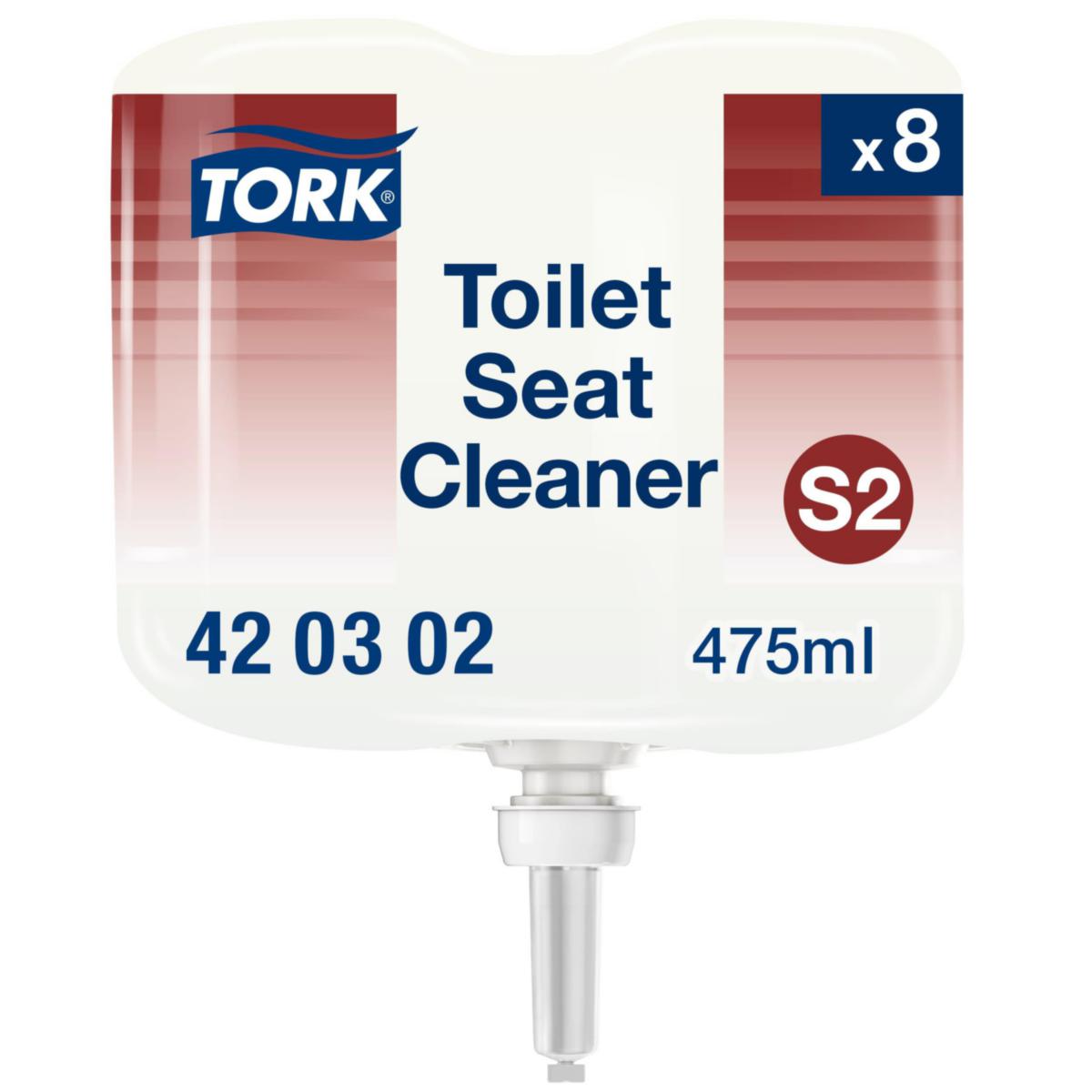 Toalettrengöring Tork S2 - TOALETTSITTRENGÖRING TORK S2 PREMIUM OFÄRGAD 475 ML 420302