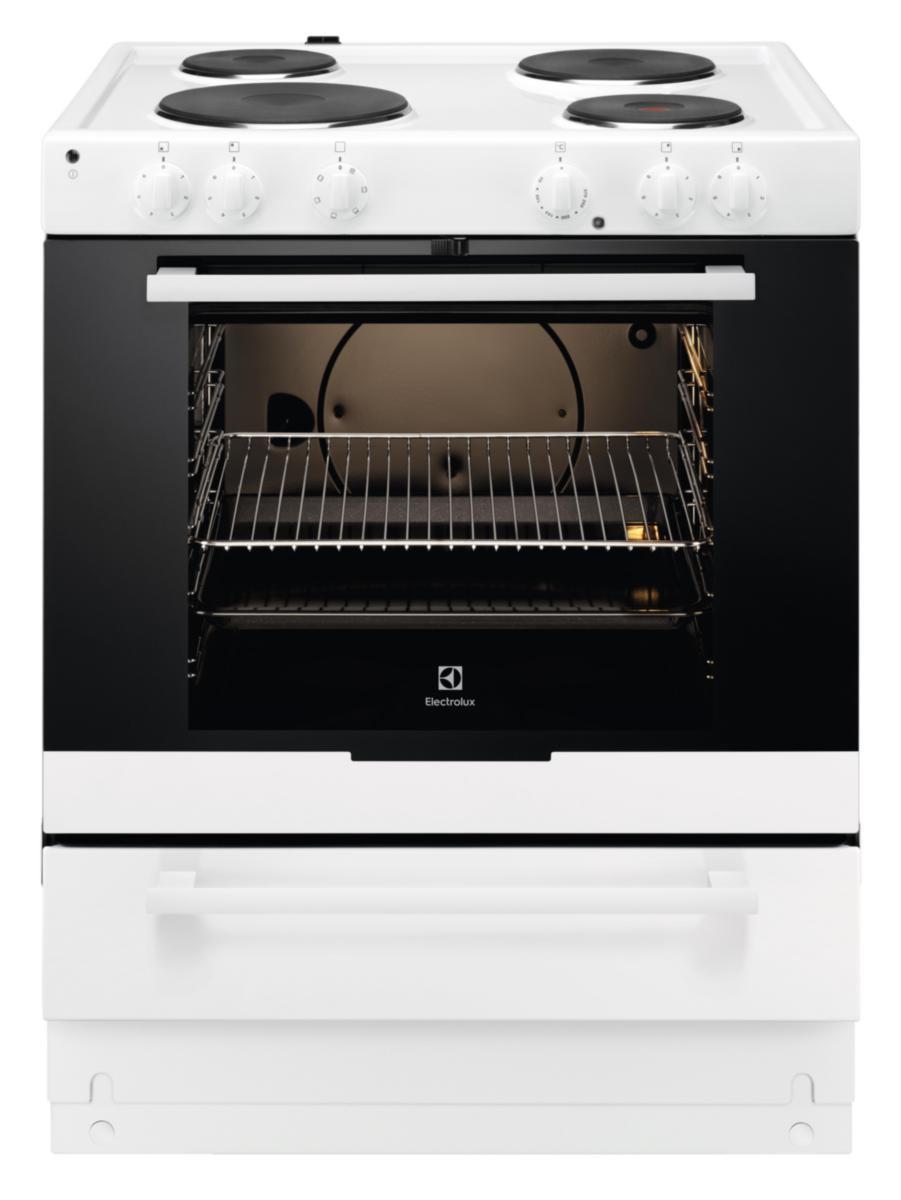Spis, gjutjärnsplattor, 70 cm, 300 Traditional - SPIS GJUTJÄRN 70 CM VIT 230 V EKS7011BOW ELECTROLUX