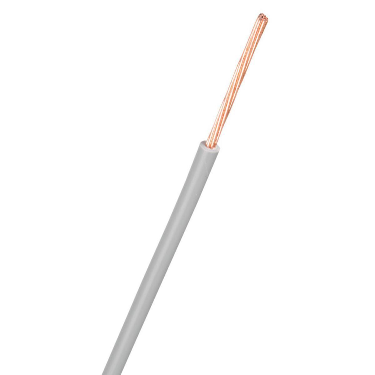 Installationskabel halogenfri FQ Easy (H07Z1-R) 450/750V Dca, Nexans - FQ EASY 1,5 450/750V GRÅ R100
