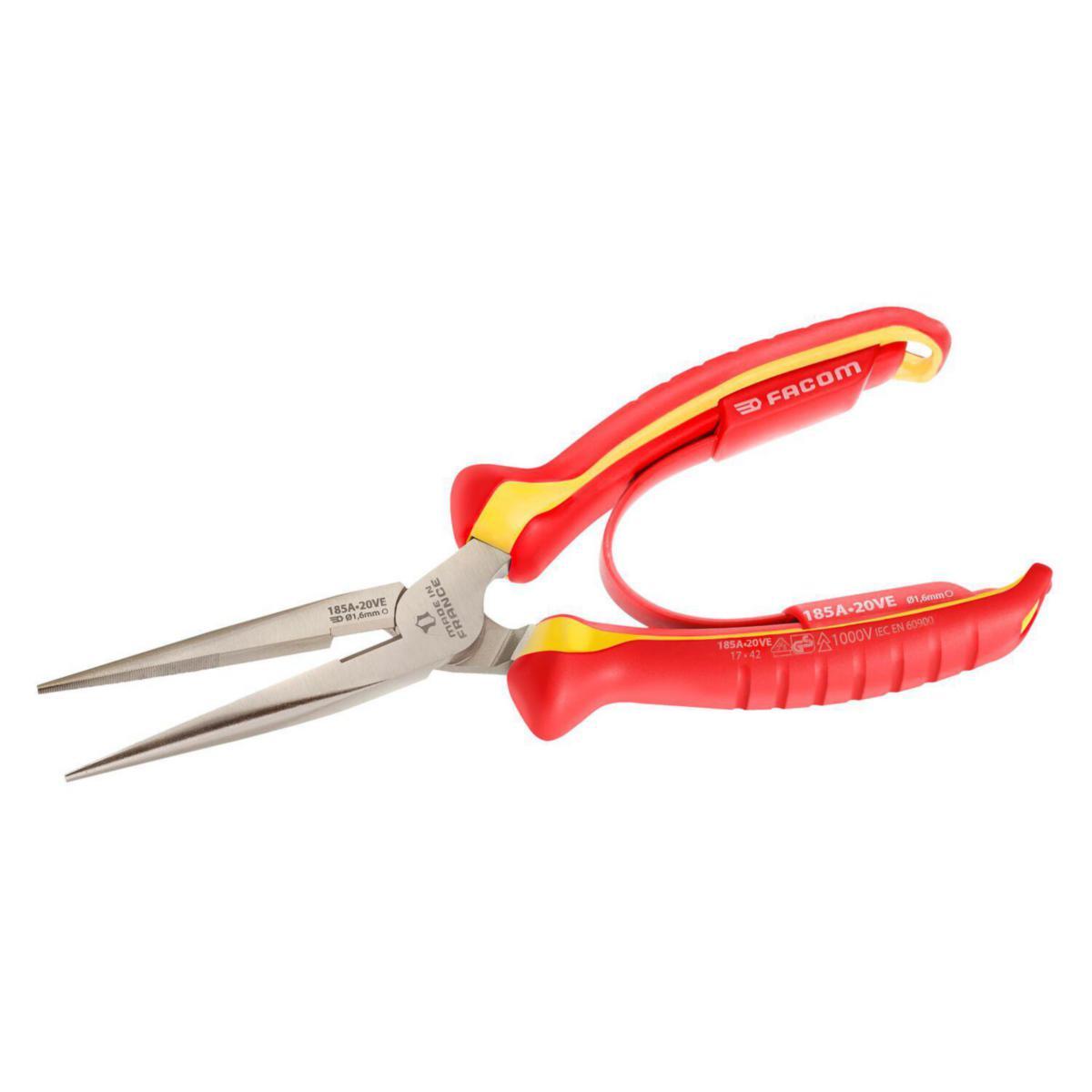 Spetstång FACOM 185AE.20VE - SPETSTÅNG FACOM 185A.20VE 200MM 1000V