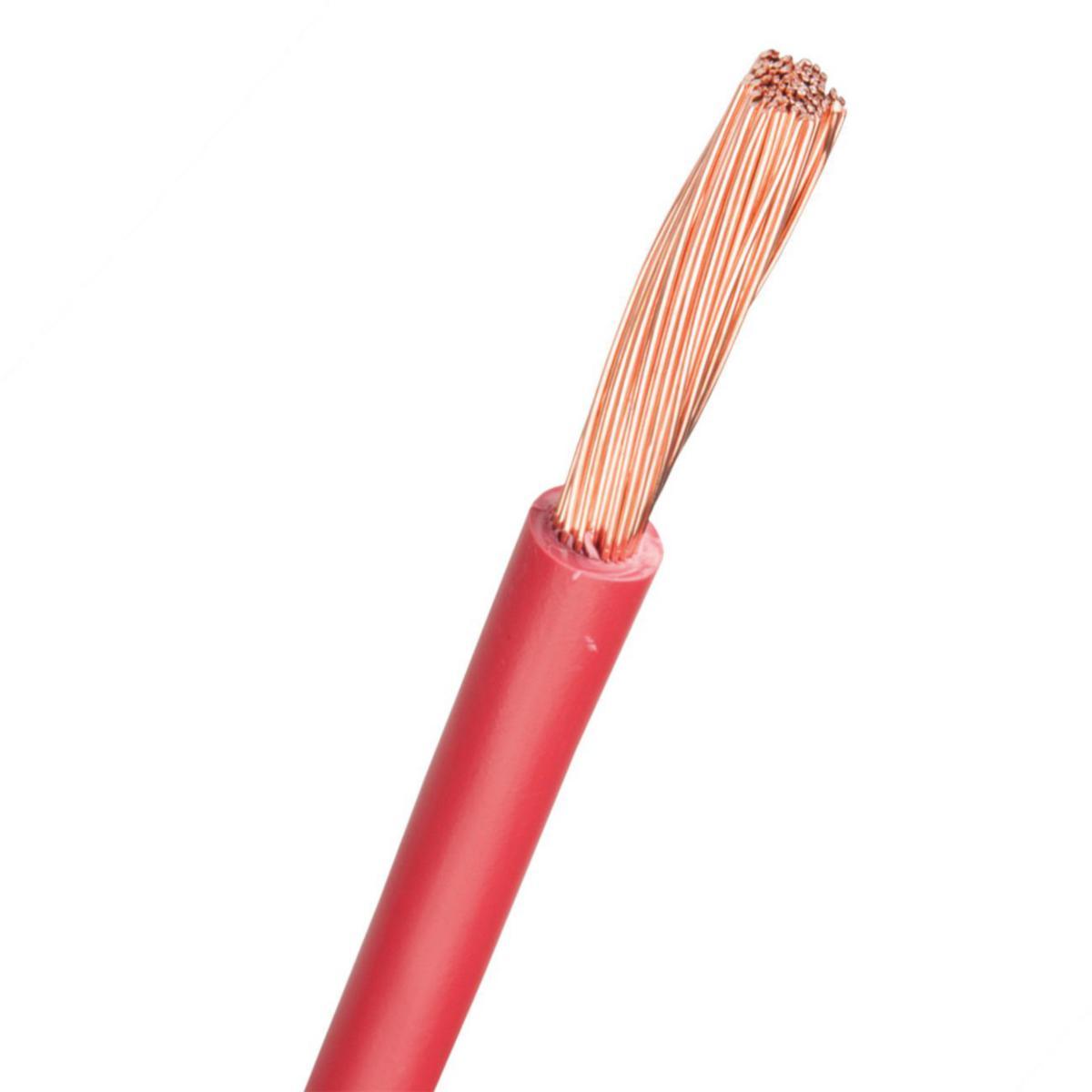 Kopplingskabel RQ (H07Z1-K) 450/750V ≥4,0mm² Dca - RQ 4 450/750V RÖD B100 (*3)