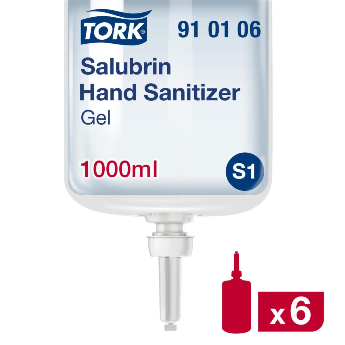 Handdesinfektion Gel Salubrin Tork - ALKOHOLGEL TORK SALUBRIN 70% HANDDESINFEKTION 1000 ML S1