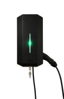 Laddbox 1-fas, kabel typ 2 fordonskontakt, med mätare