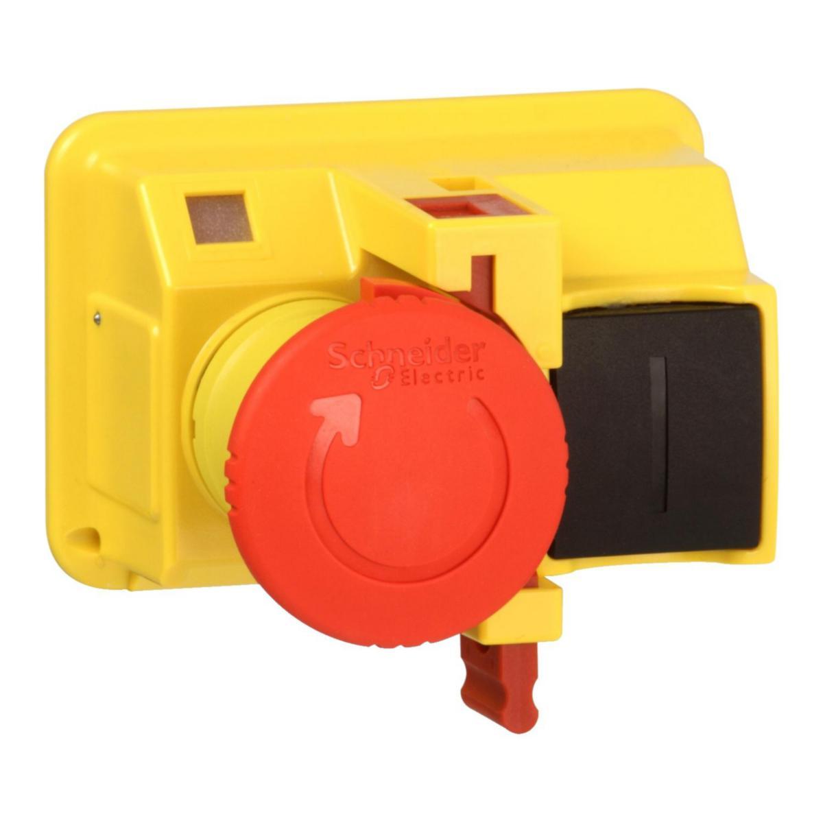 Stoppknapp röd GV2 - SVAMPTRYCKE GV2K04 GV2K04