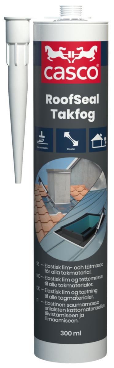 Takfogmassa Casco Roofseal - TAKFOGMASSA CASCO ROOFSEAL TEGELRÖD 300 ML