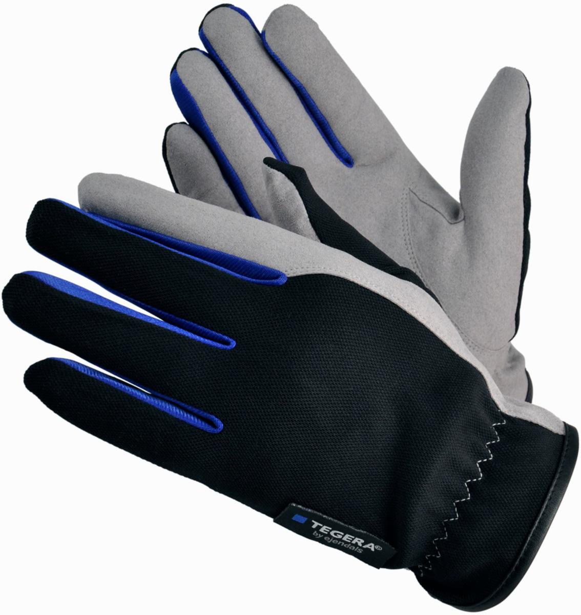 Montagehandske Tegera 325 - HANDSKE TEGERA 325 SYNTETLÄDER GRÅ/SVART POLYESTER STL 9