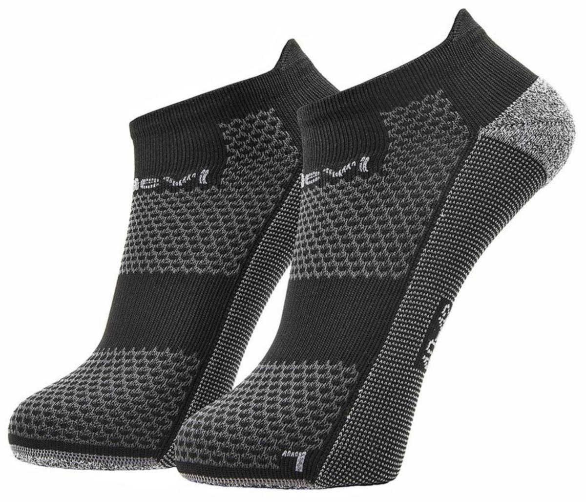 Strumpa Sievi 99372 Ankle - STRUMPA SIEVI 99372 ESD ANKLE SOCK SVART/GRÅ STL 43-46
